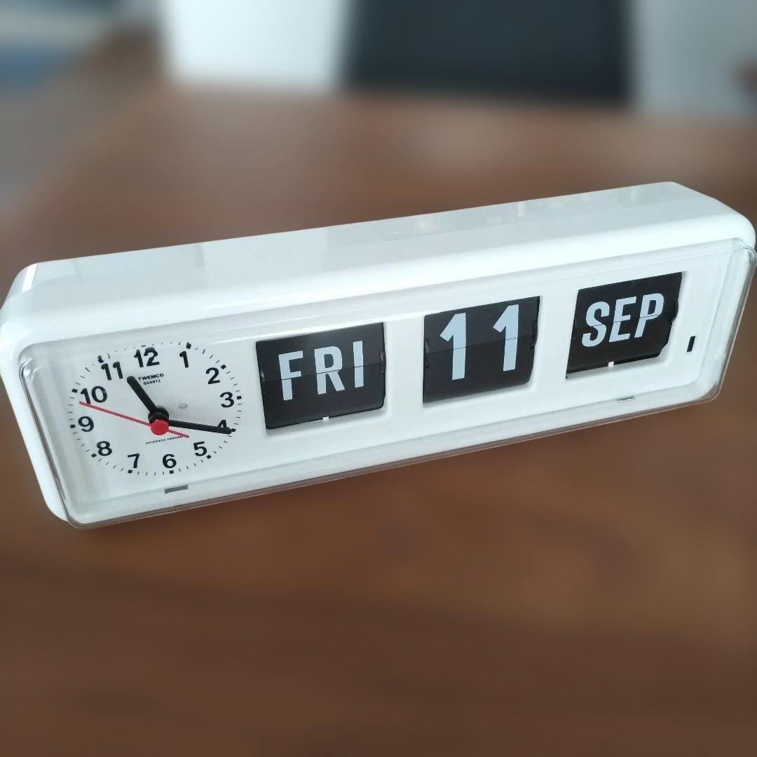 Twenko アナログ置時計 ホワイト
