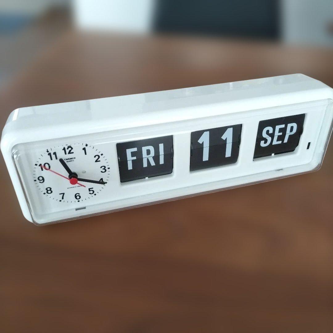 Twenko アナログ置時計 ホワイト