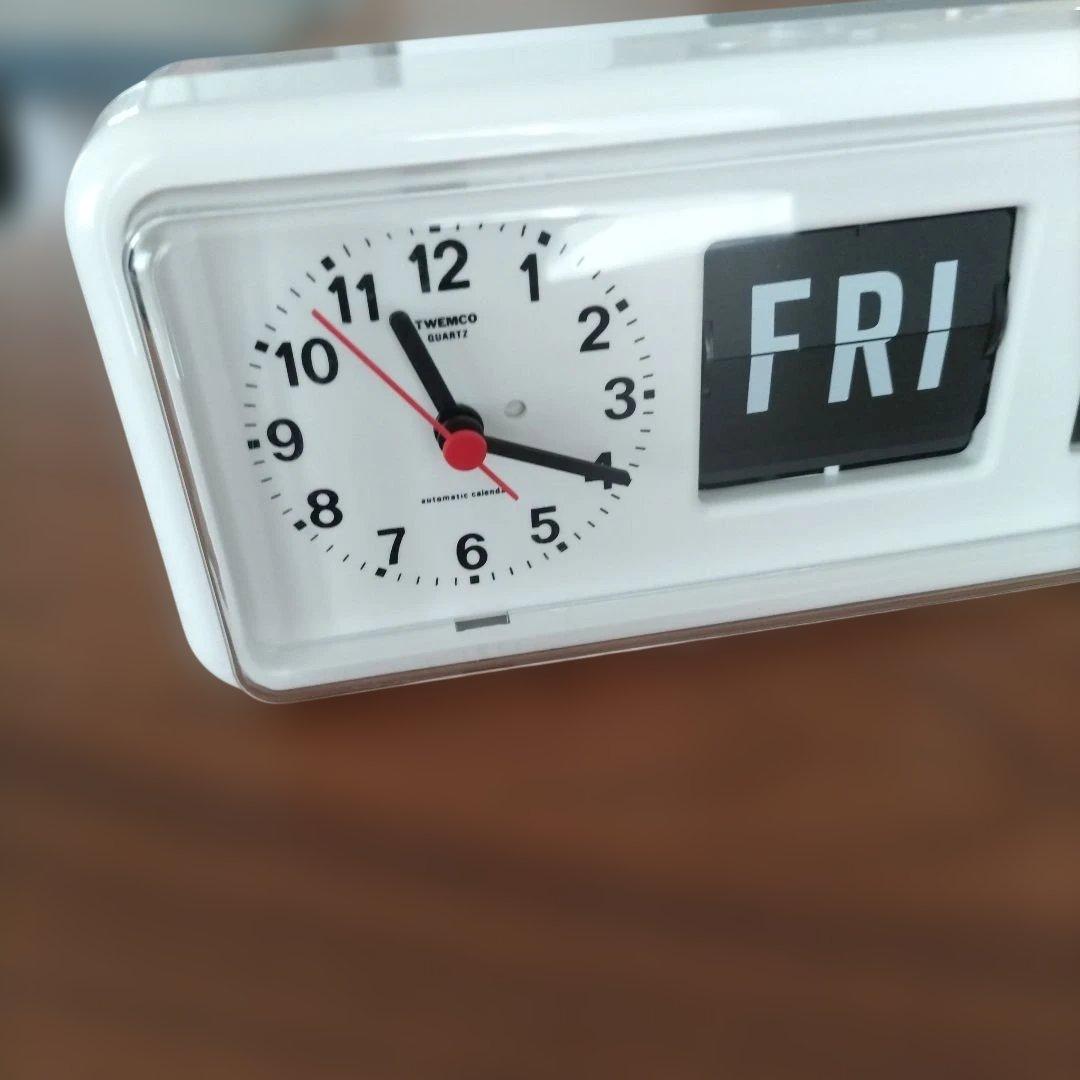 Twenko アナログ置時計 ホワイト