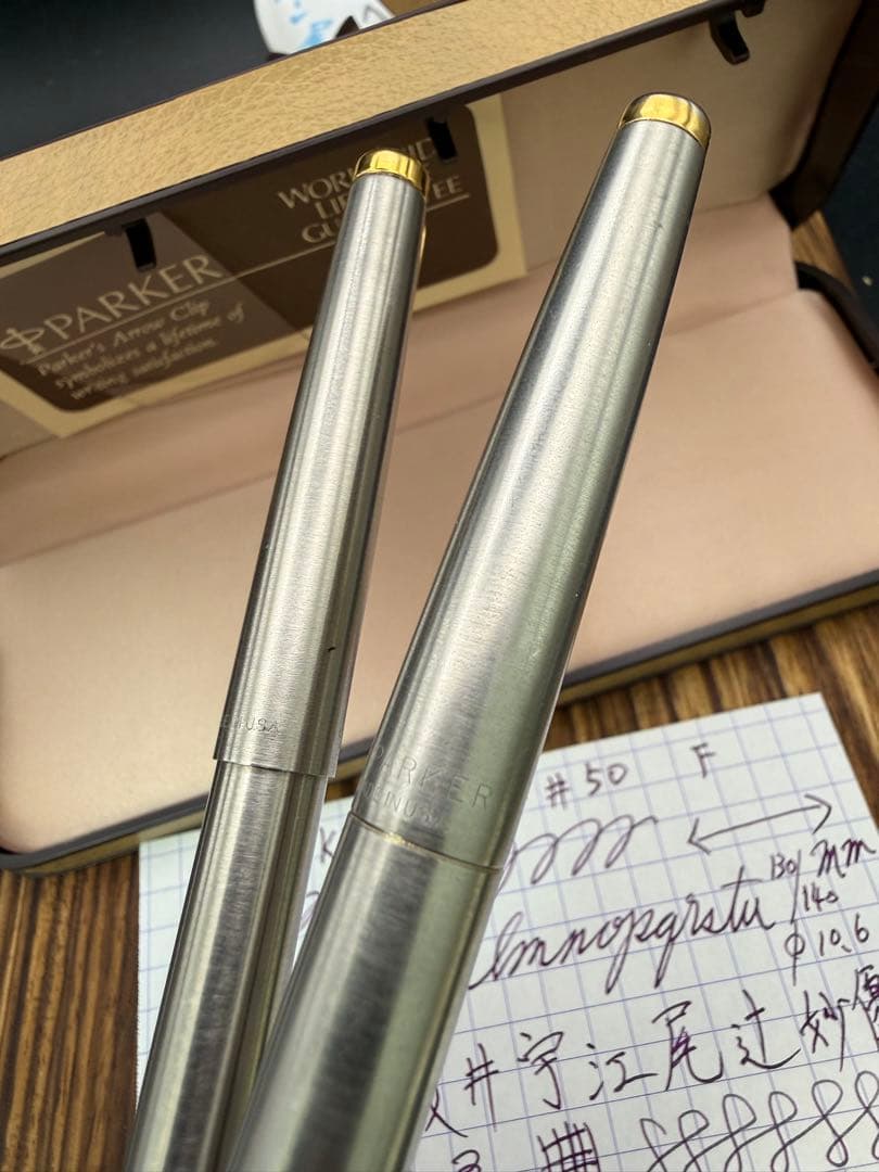 PARKER 万年筆 50 ファルコンニブ ボールペンおまけ