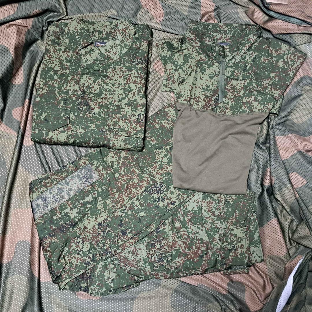 EMR迷彩 コンシャツ パンツ ジャケット 3点セット ロシア軍 Mサイズ
