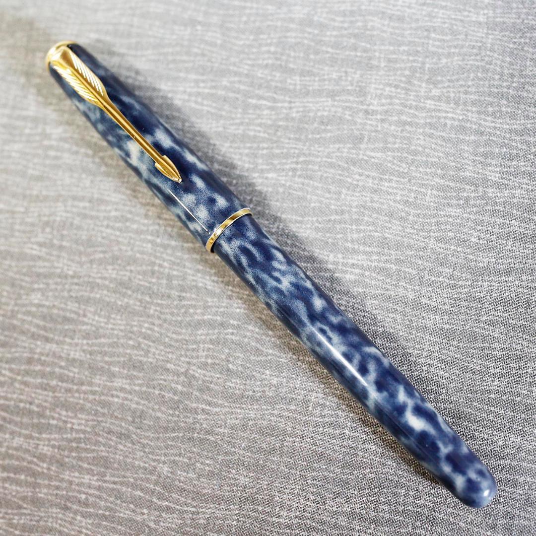 【美品 送料込み】パーカー 万年筆 ソネット インディゴ