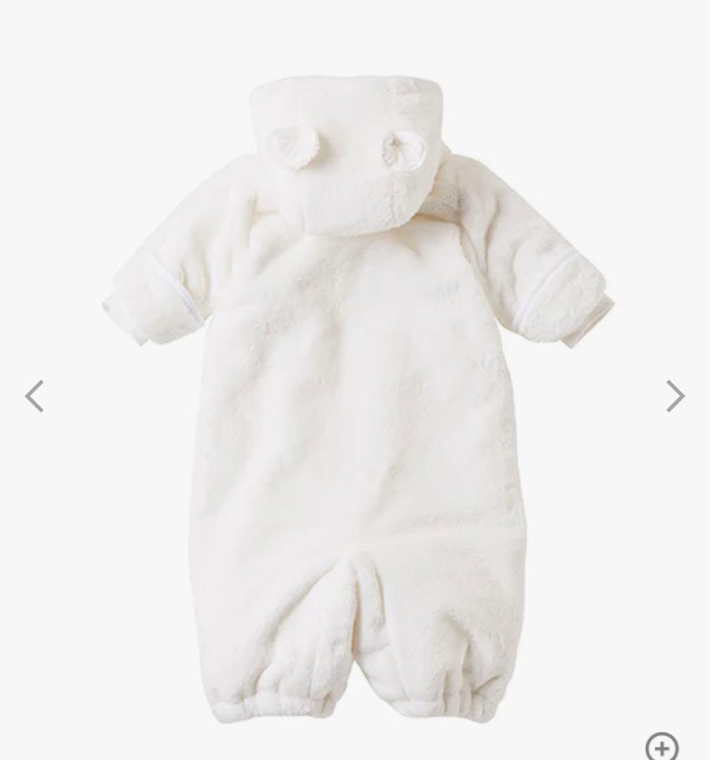 【familiar】 おくるみ兼ジャンプスーツ サイズ60cm