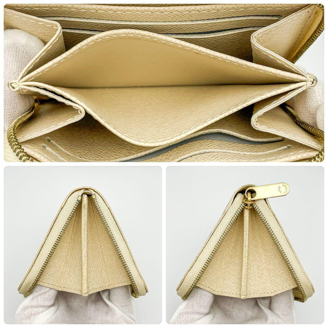 超美品★ルイヴィトン ダミエ アズール ジッピーパース ケース