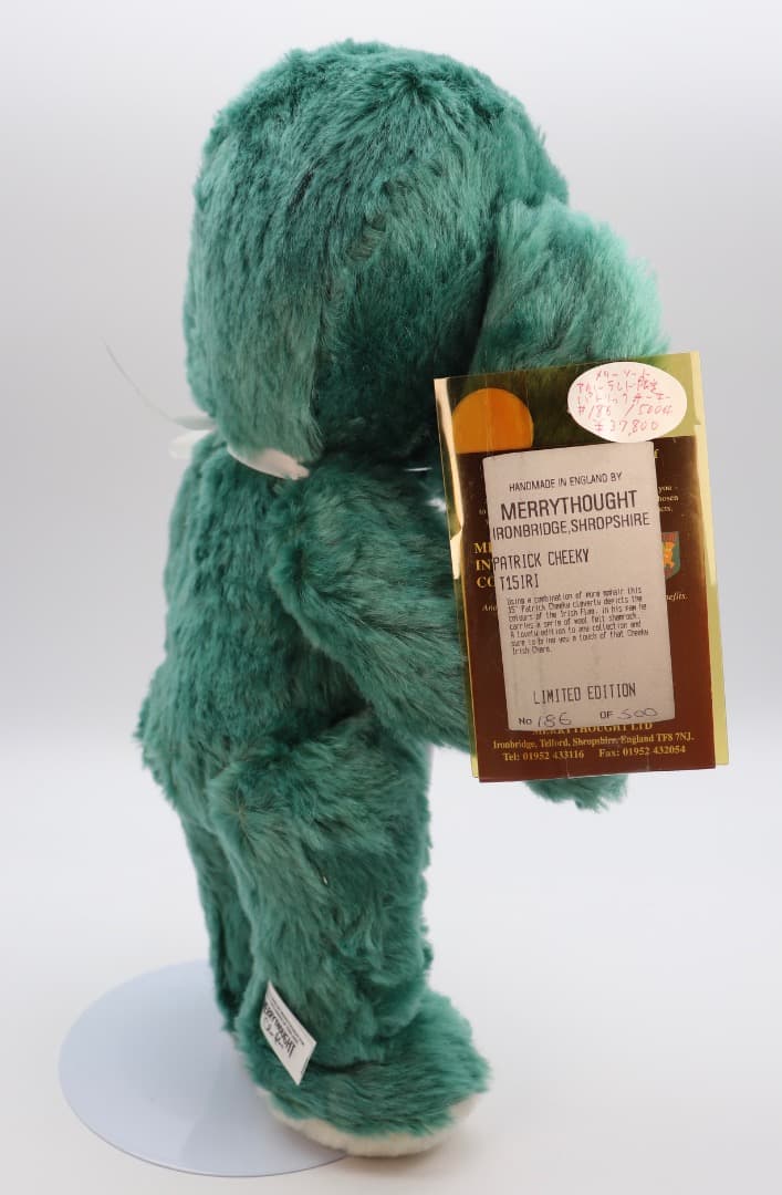緑色パトリック・チーキー アイルランド500体限定品 約36cm