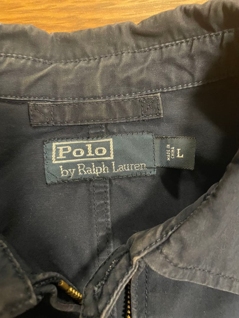 Ralph Lauren スイングトップ　90s ネイビー　フェード