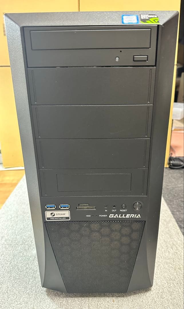 ゲーミングPC GALLERIA i7-8世代　GTX1660Ti SSD