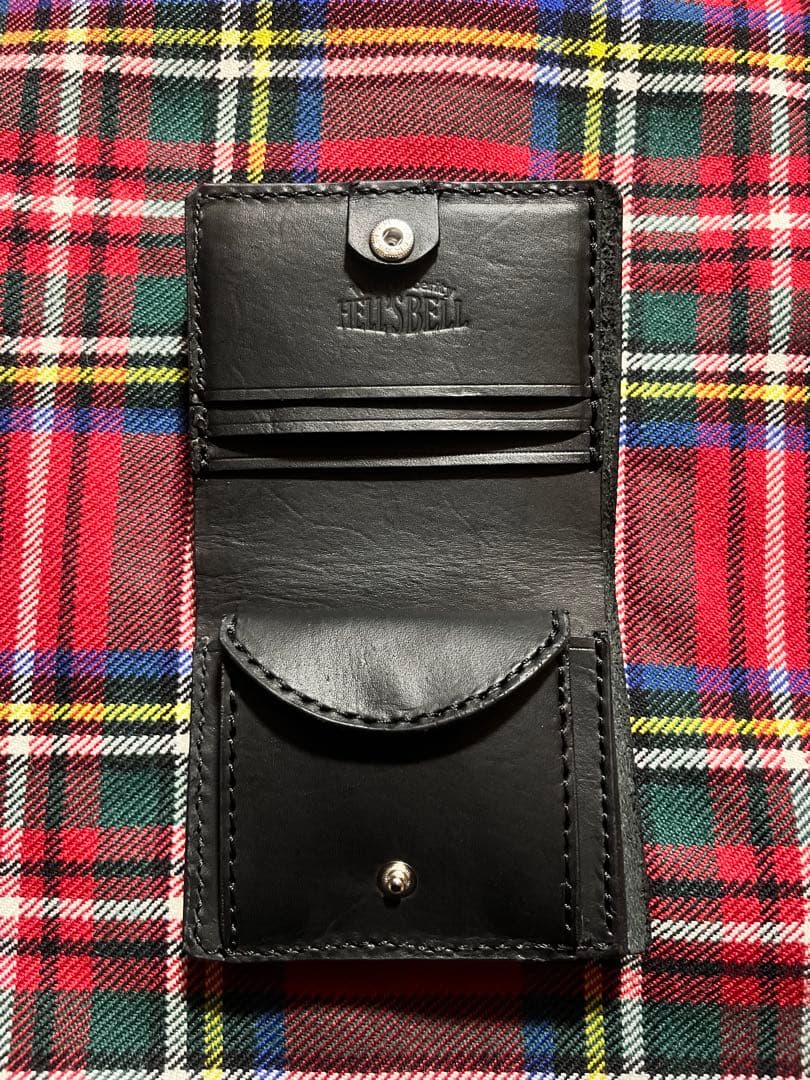 コンパクトウォレット フラワースタッズ　真鍮