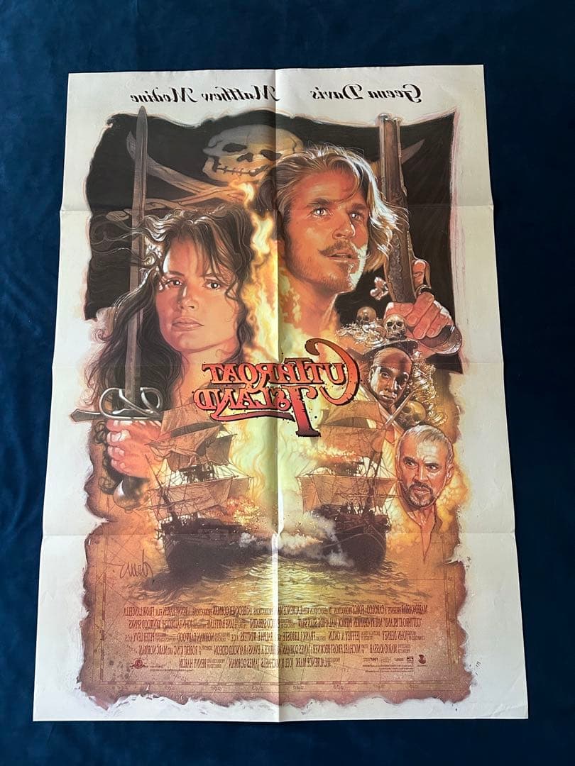 カットスロート・アイランド　USオリジナル映画ポスター