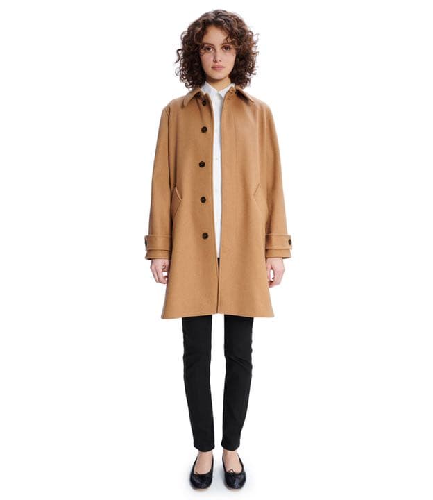 【定価75000円】A.P.C. ステンカラーコート 美品　カバー付き