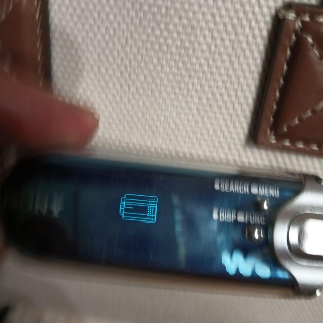 【希少品】SONY オーディオプレーヤー NW-A607 青　 通電確認済