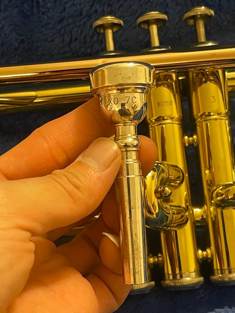 BRILLERトランペット 本体 マウスピース付き XO 7C