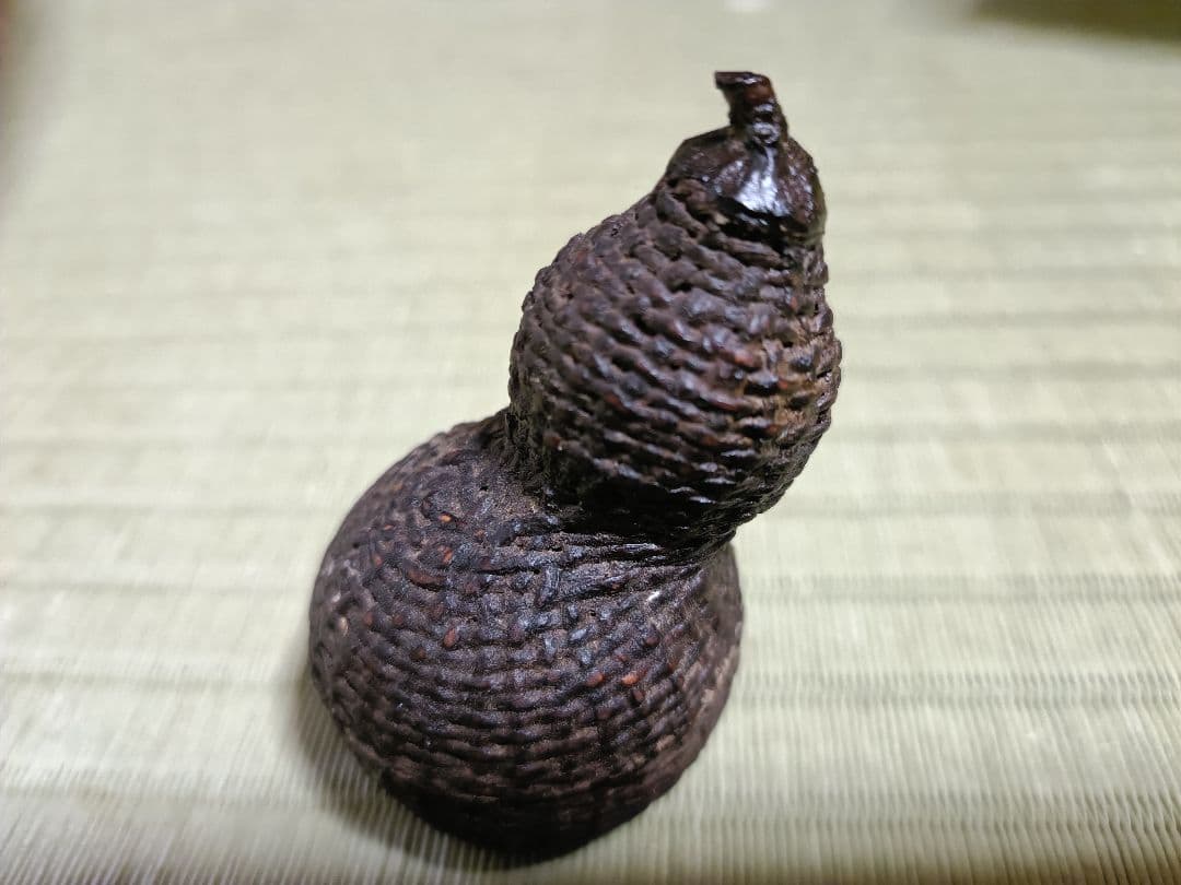 紙縒編みひょうたん香合