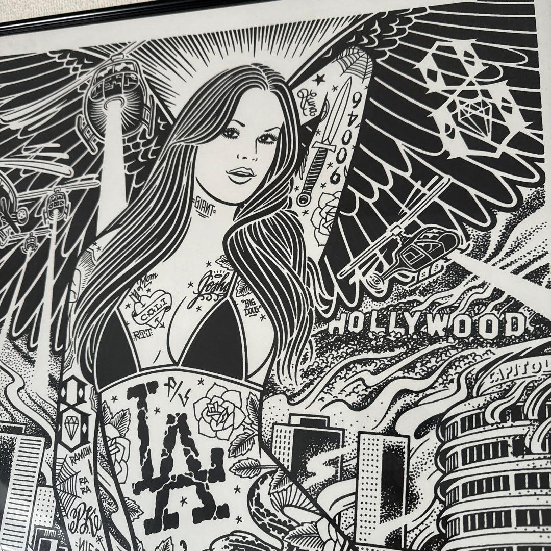 REBEL8 MIKEGIANT TATOO ART グラフティー額入りポスター