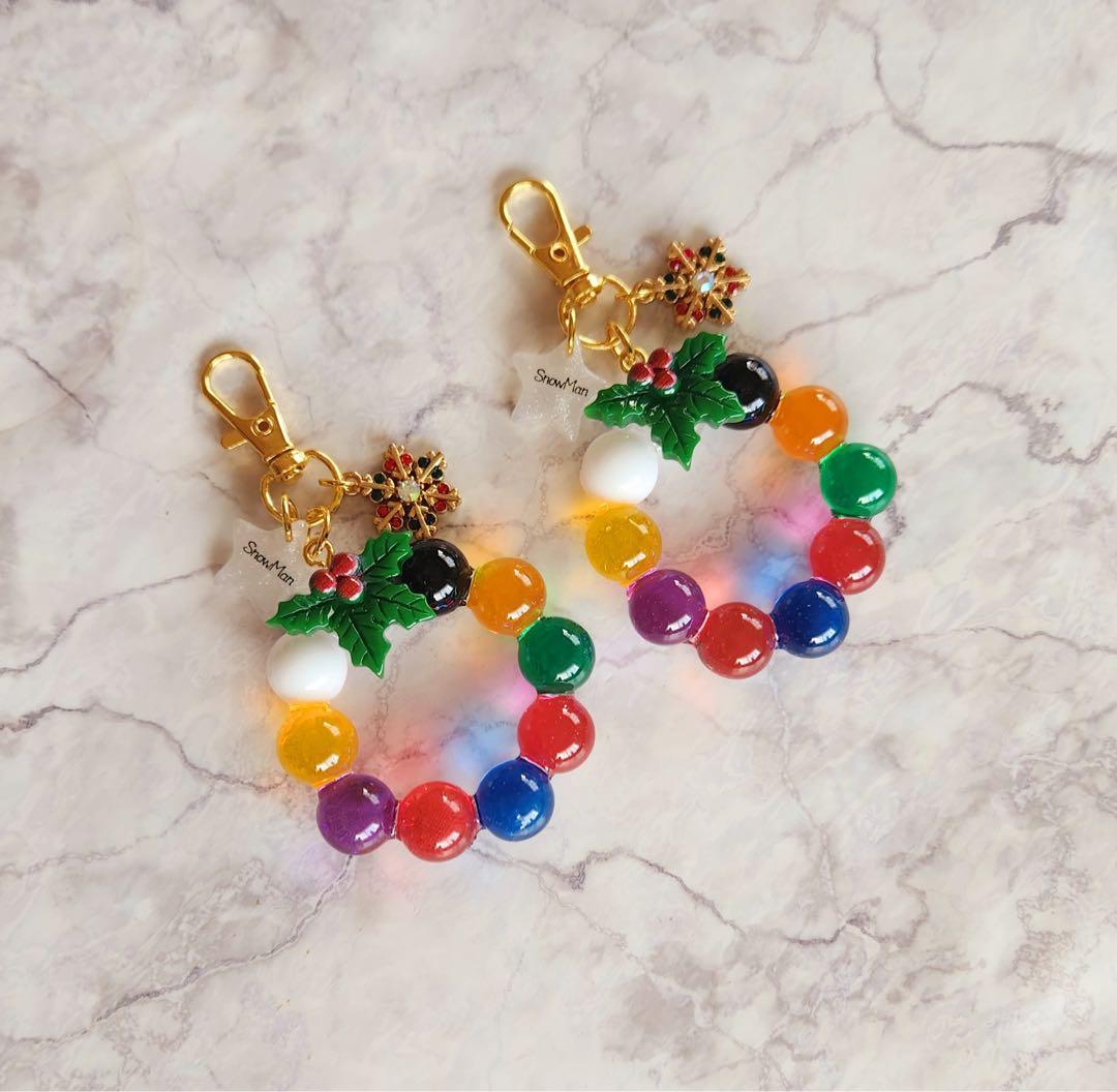 gorogoro　クリスマスリースキーホルダー