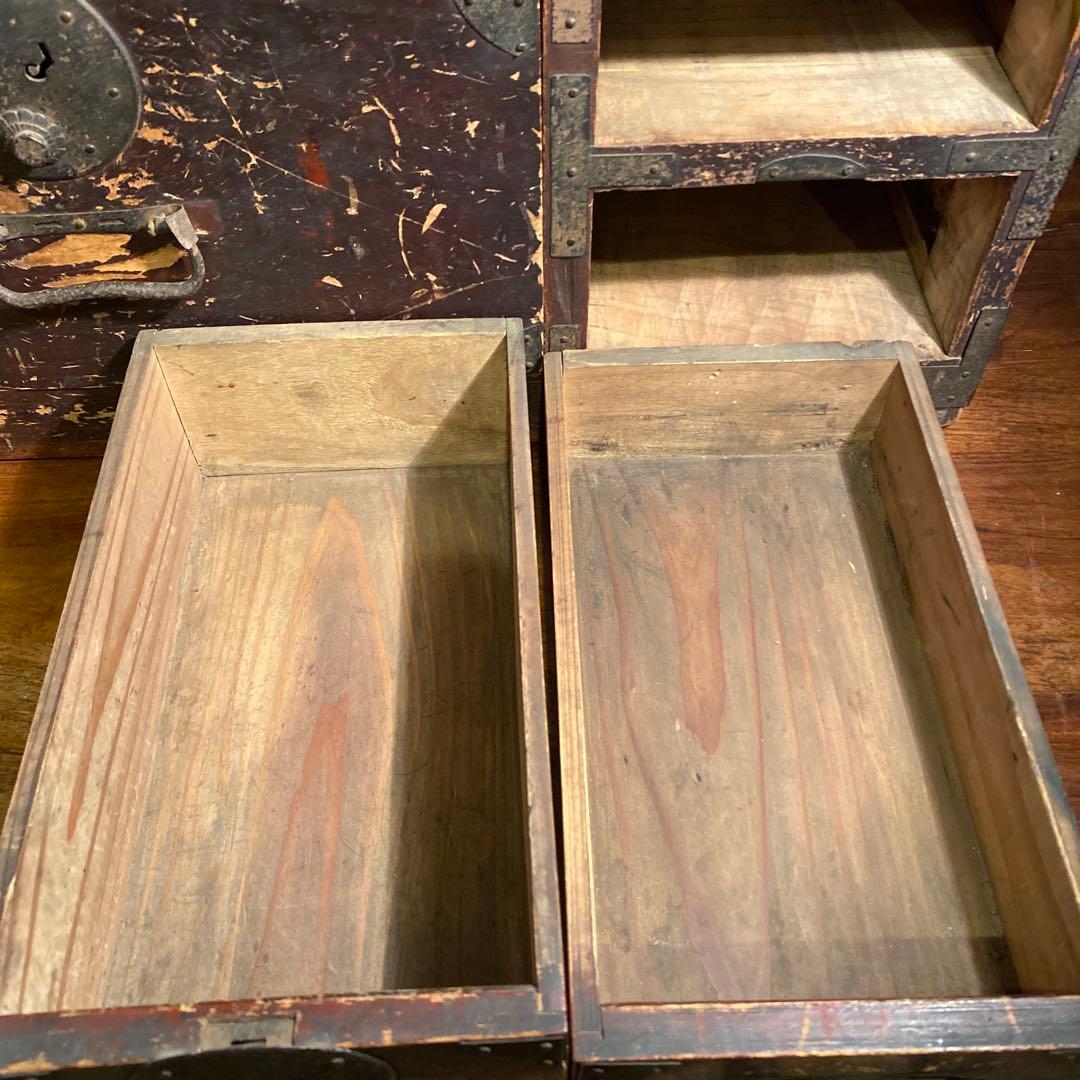 明治 大正 時代箪笥 骨董品 収納 引き出し インテリア アンティーク