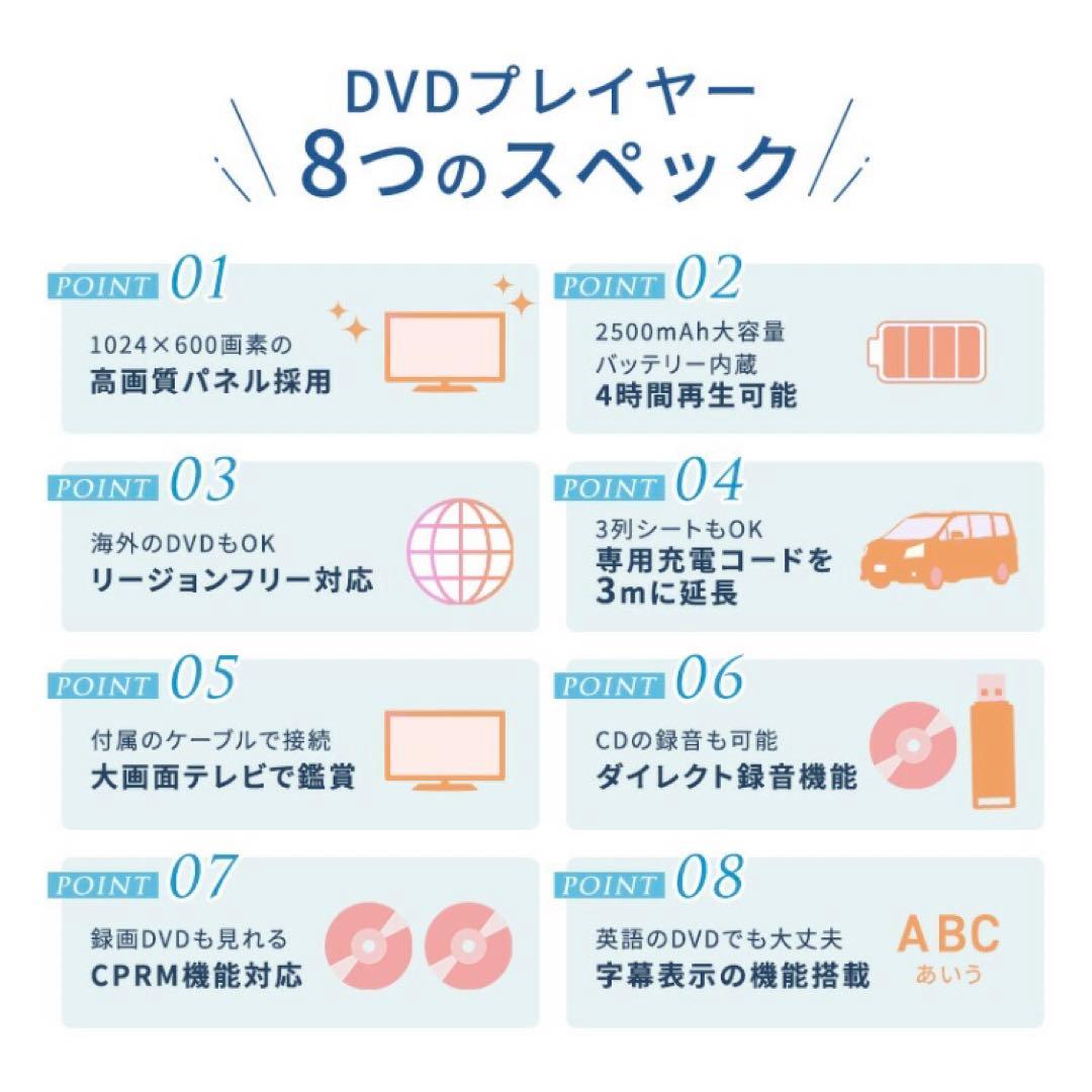 ポータブルDVDプレーヤー