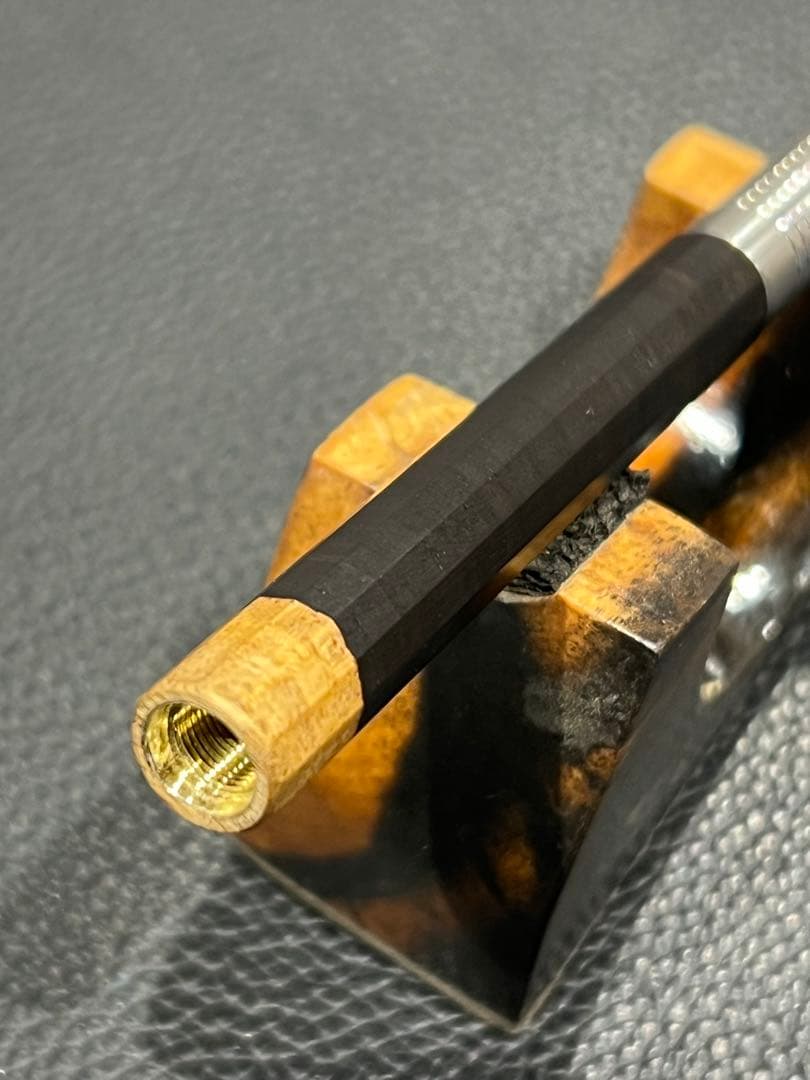 いぇい　pg5+アフリカンブラックウッド12角軸+オプションフルステンレス