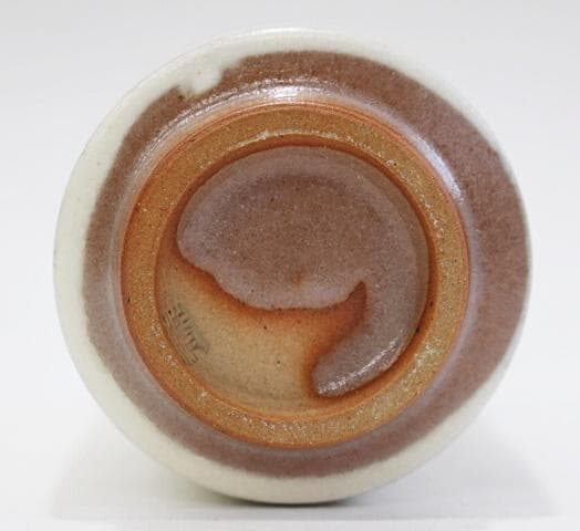 人間国宝　原清　蕪文湯呑　未使用品　M315