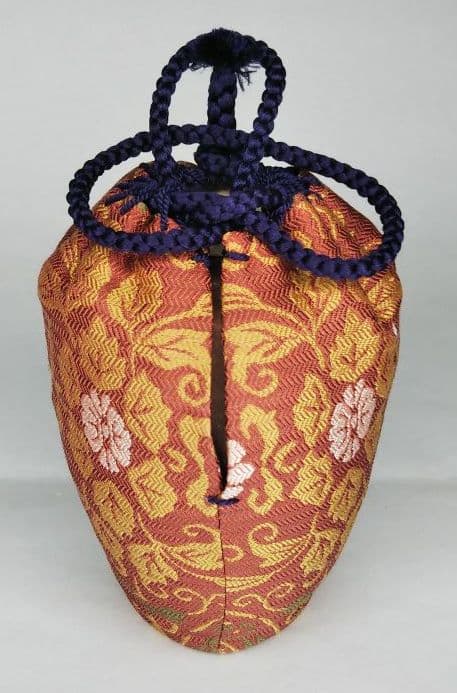 茶道具 備前焼火襷茶入 木村陶峰