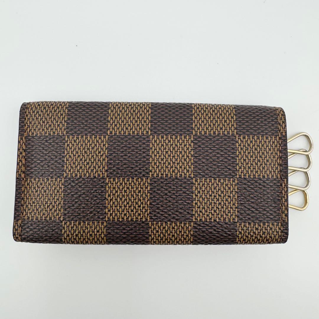 【極美品】ルイヴィトン ミュルティクレ4 キーケース 4連 ダミエ・エベヌ