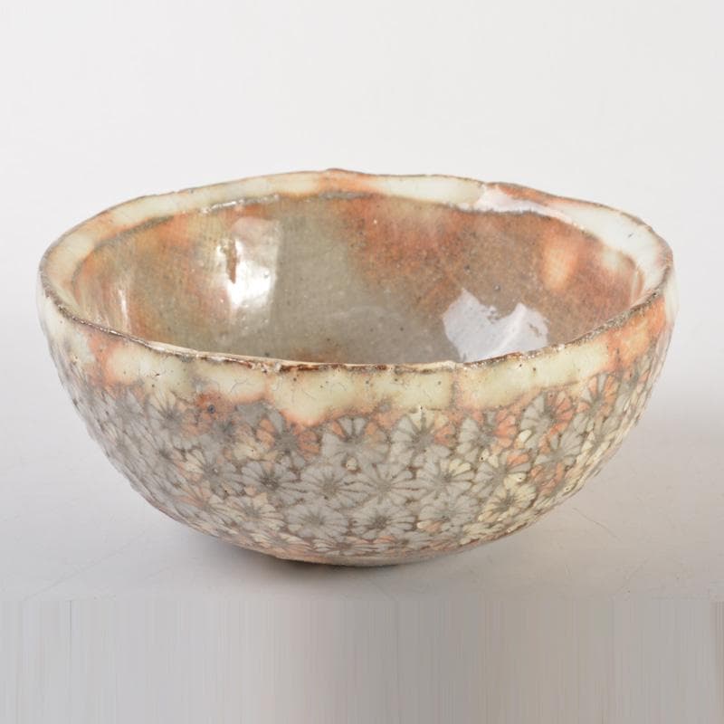 和食器　天翔窯　高橋佐門作　花文　小鉢　五客　共箱　C　6509