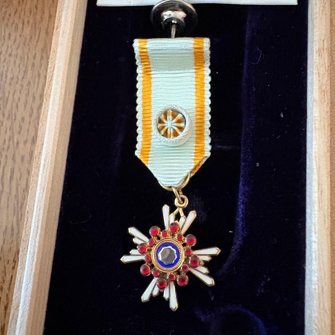 瑞宝四等章　略章勲章　造幣局製