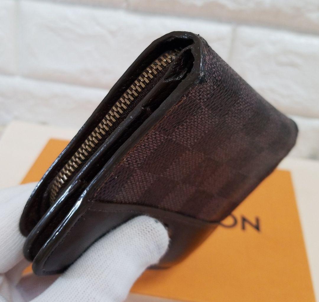 【ラオ】LOUIS VUITTON ダミエ エベヌ コンパクトジップ 二つ