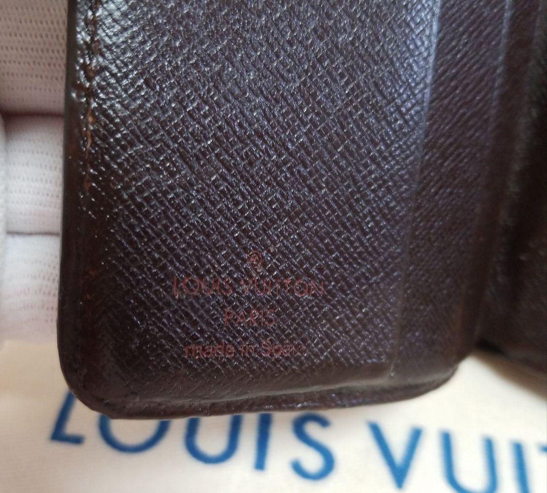 【ラオ】LOUIS VUITTON ダミエ エベヌ コンパクトジップ 二つ