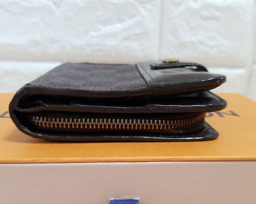 【ラオ】LOUIS VUITTON ダミエ エベヌ コンパクトジップ 二つ