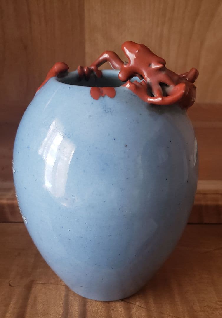 中国美術 大清雍正年製 龍 蝙蝠 花瓶 花器 壷 壺