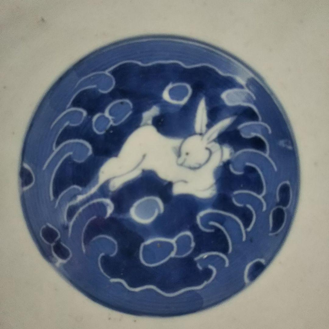 古伊万里  波兎 文様  大皿 ２百年以上前
