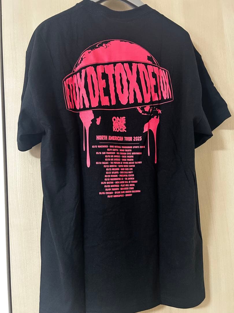 ONE OK ROCK DETOX Tシャツ L 2025 ライブのカード付き