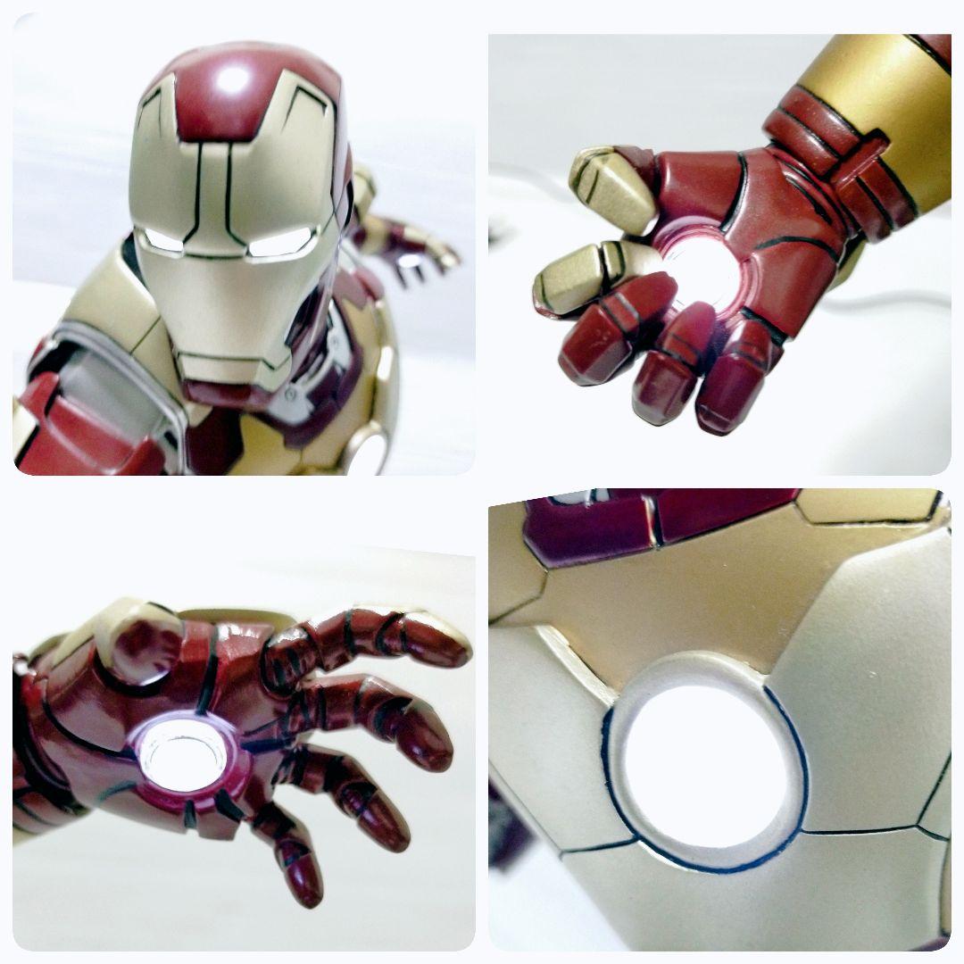 【激レア-箱有り・点灯確認済】アイアンマン　フィギュア　サイドショウ　マーク42