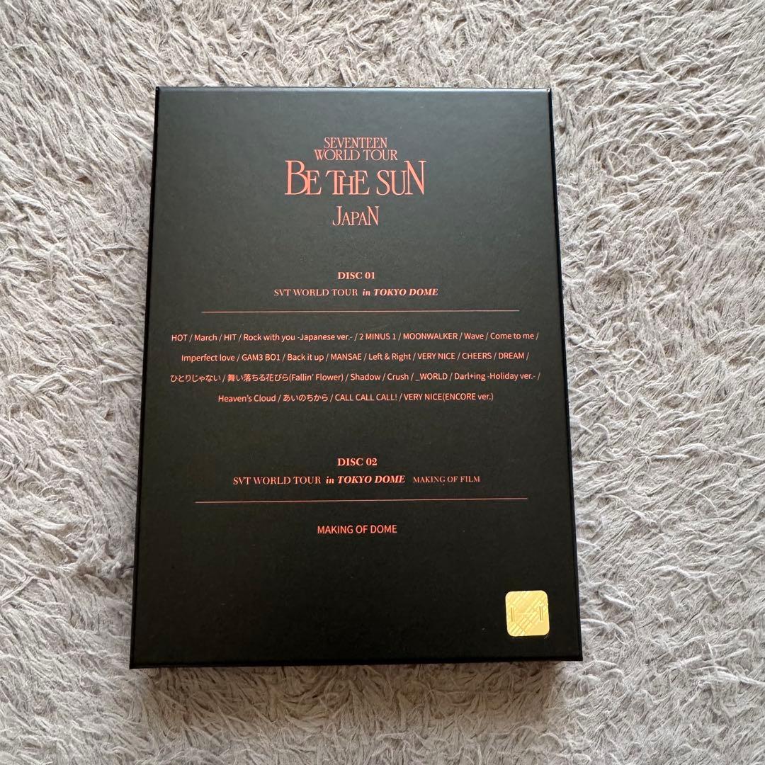 ミュージック SEVENTEEN BE THE SUN japan DVD