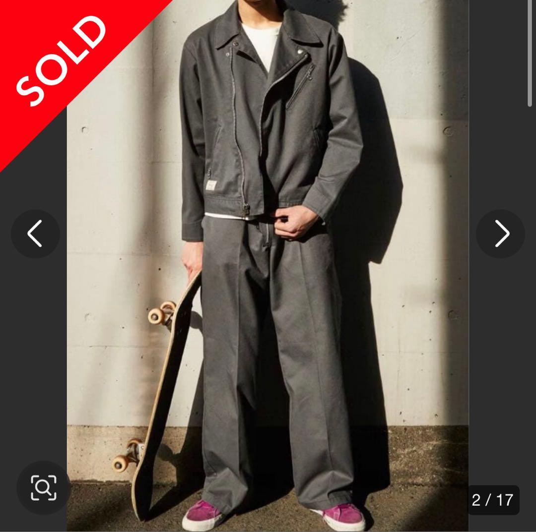 Schott ×Dickiesコラボ ブラック ジャケット ライダース