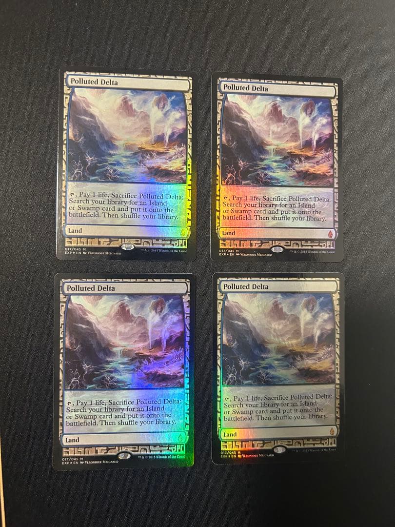 【4枚セット】汚染された三角州_FOIL_EXP