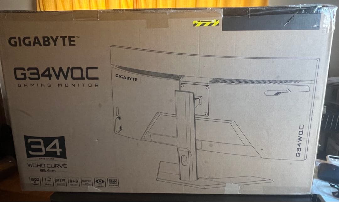 G34WQC 34インチ 湾曲ウルトラワイド　UWQHD ゲーミングモニター