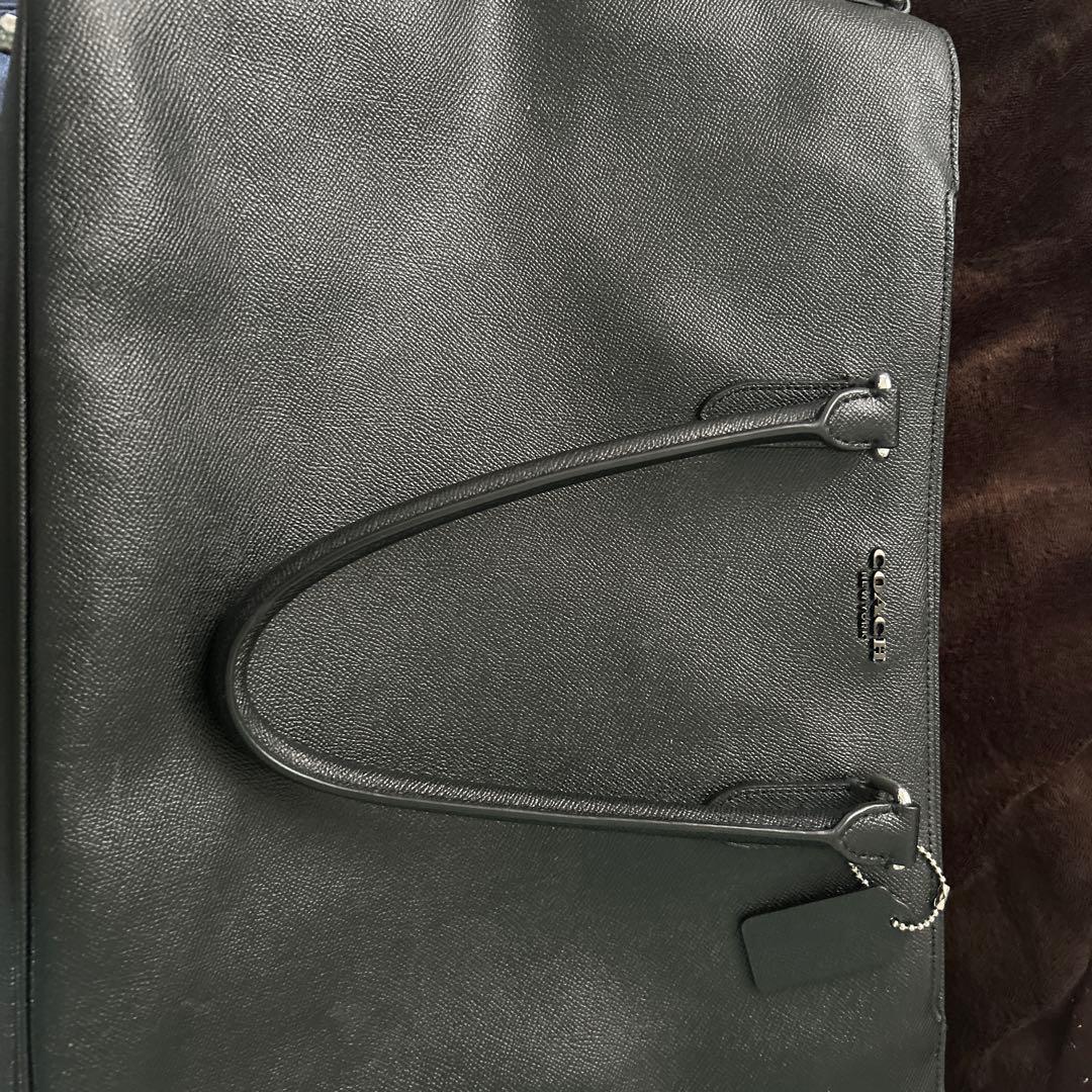 COACH ブラック ビジネスバッグ