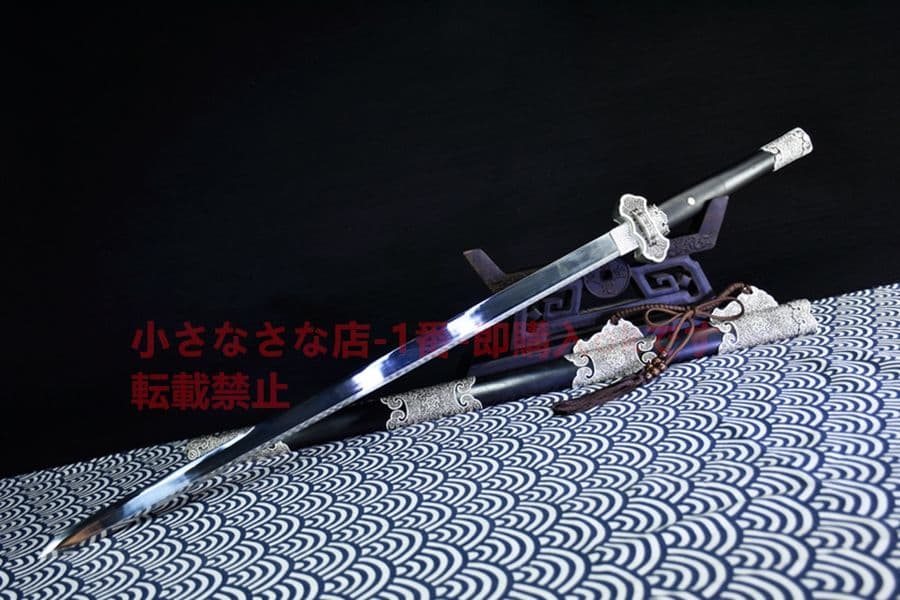 武具　刀装具　日本刀　模造刀   居合刀 唐剣  マンガン鋼鏡光諸刃唐剣