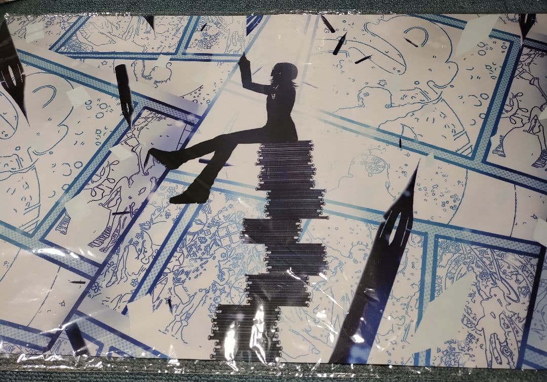 ホロライブ ReGLOSS スリーブ プレマ 青 白詰草 影絵 ハラダミユキ