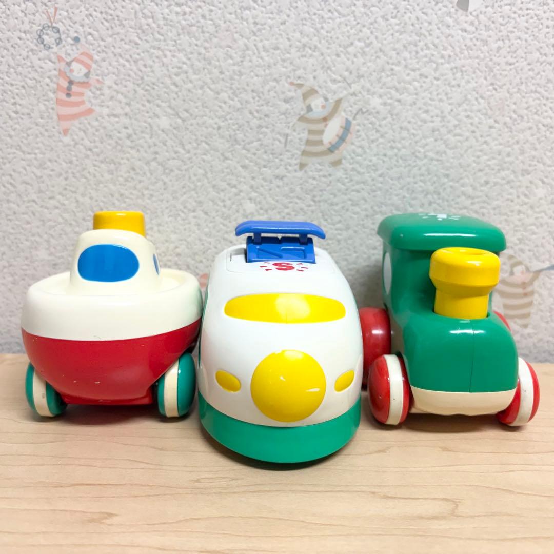 バンダイ mukku 平成 レトロ 飛行機 電車 パトカー 働く車 まとめ売り