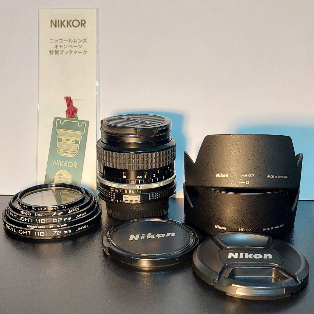 極美品 ニコン NIKON AI NIKKOR 28mm f3.5