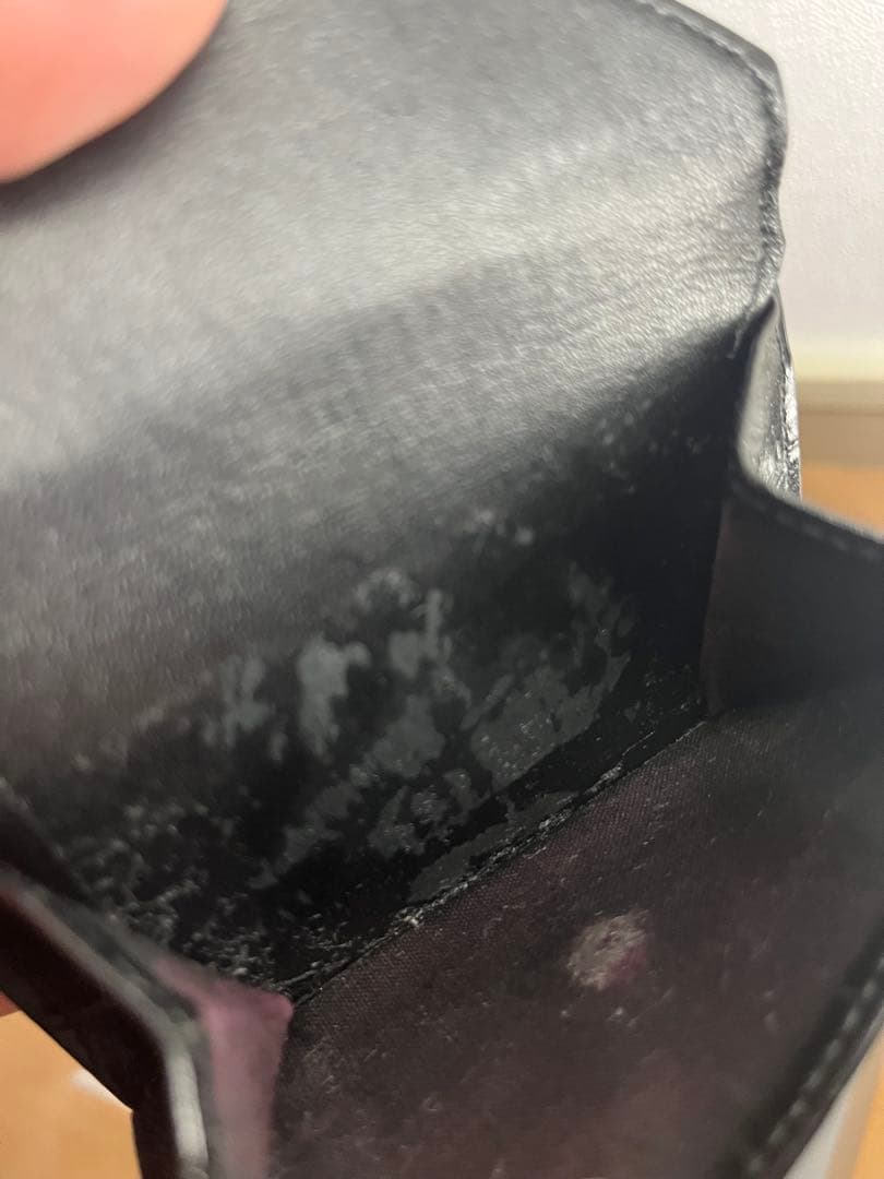 【難あり】BALENCIAGA ペーパーミニウォレットウォレット　クロコ型押し