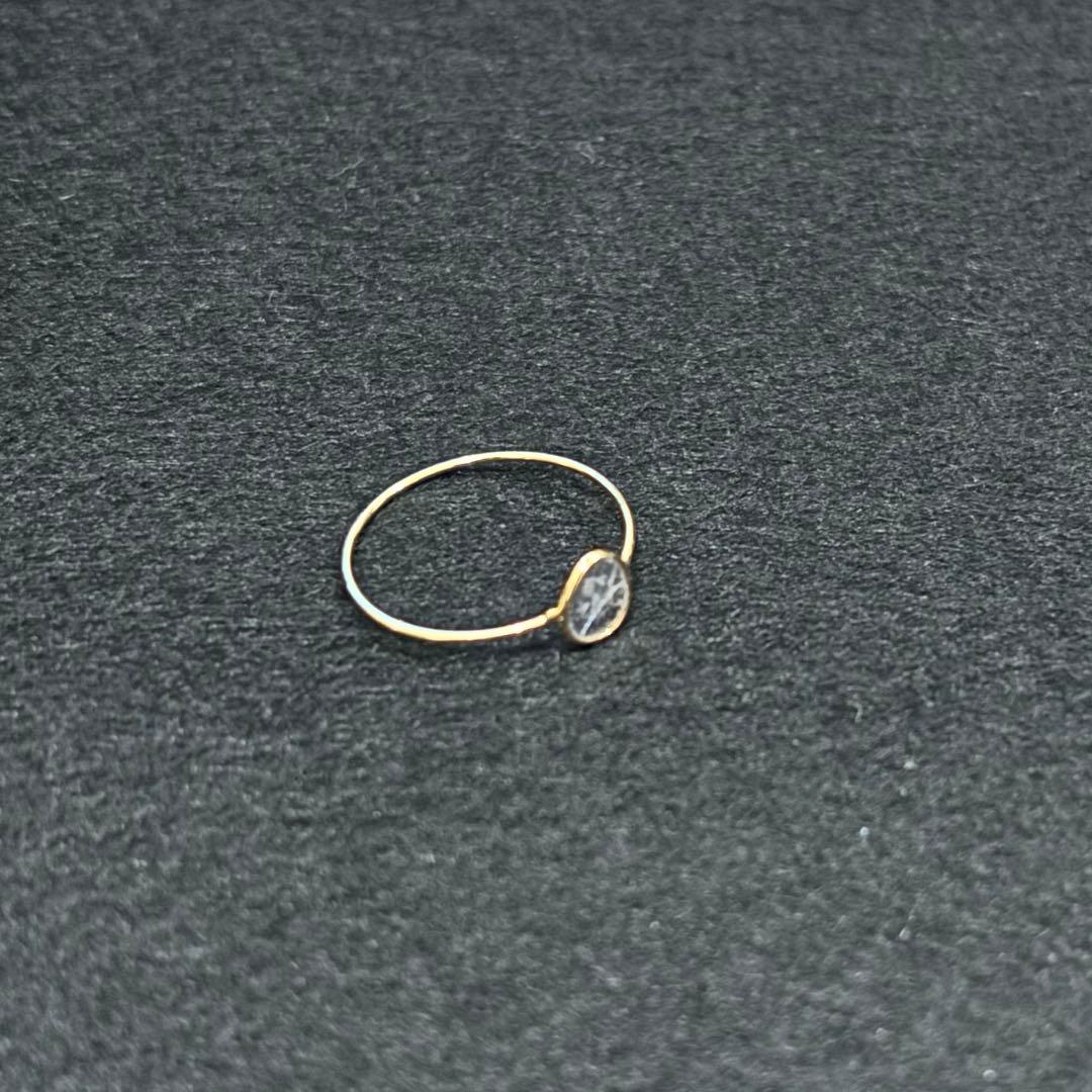 K18　スライスダイヤモンド　リング