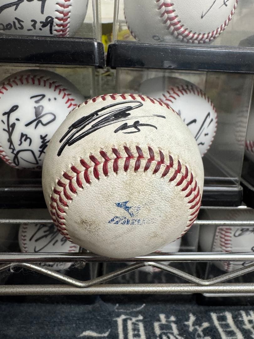 広島東洋カープ 黒田博樹 15 直筆サインボール 実使用NPB試合球！ドジャース