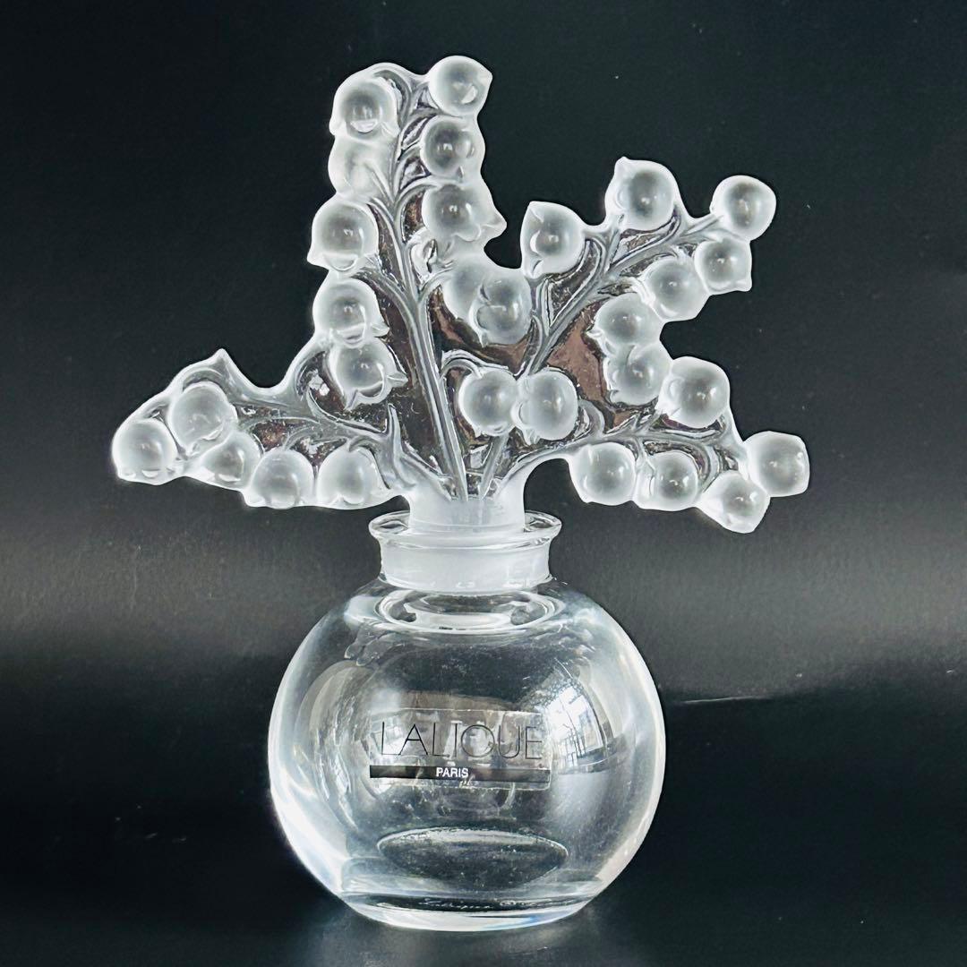 【未使用★美品】ルネ ラリック 香水瓶 クレールフォンテーヌ すずらん