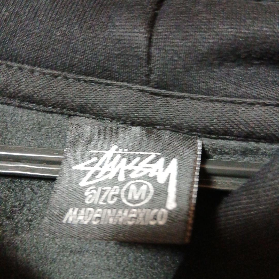 Stüssy ブラック フルジップパーカー M