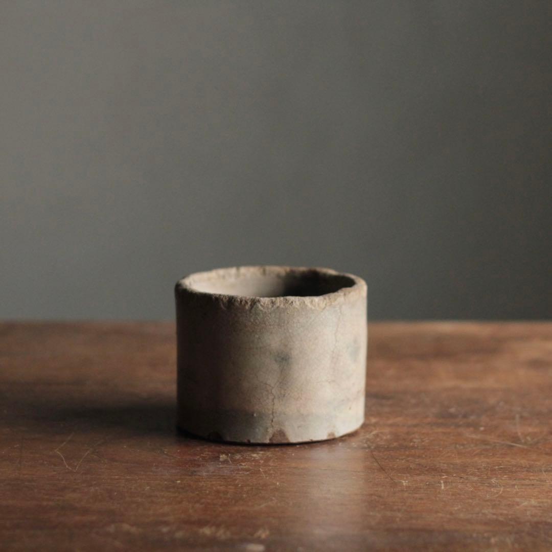 姿の佳い 瀬戸 火入 筒 オブジェ 古美術 古道具 アンティーク