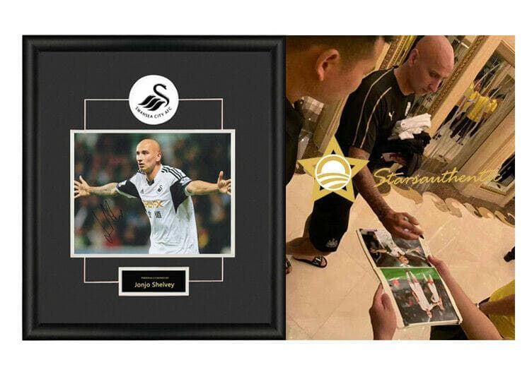 直筆サイン入り写真 ジョンジョ・シェルヴェイ ニューカッスル・ユナイテッドFC